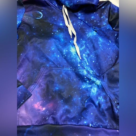 Galaxy Sweat Pants and Hoodie Set Size L - Picture 9 of 14